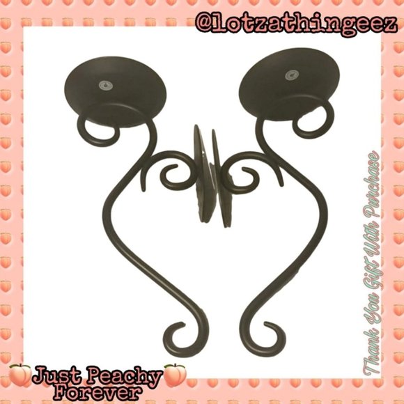 Partylite 3" Pillar Candle Wall Holders Set of 2